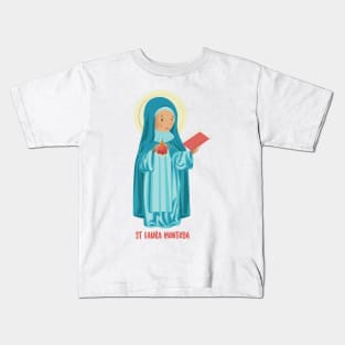 Saint Laura Montoya. Mother Laura Kids T-Shirt